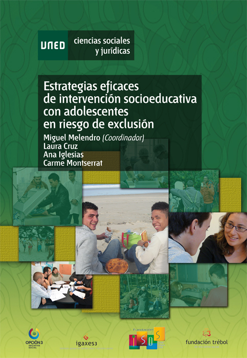 Portada "Estrategias eficaces de intervención socioeducativa con adolescentes en riesgo de exclusión (UNED, 2014)"